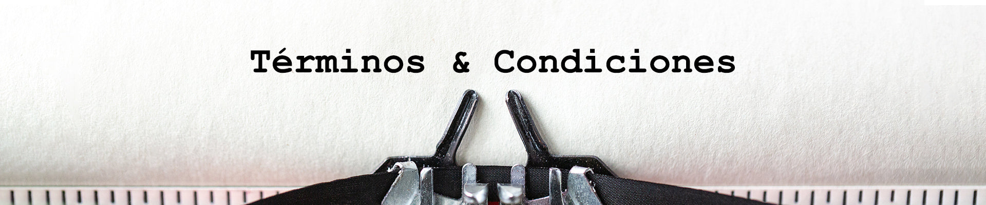 ¿Términos & Condiciones?